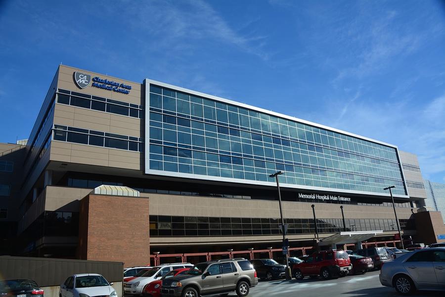 Exterior of CAMC Memorial Hospital