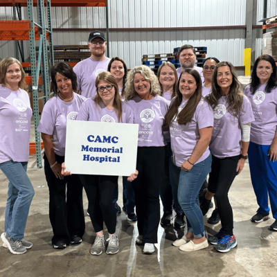 Employees from CAMC Memorial Hospital at United Way Day of Caring